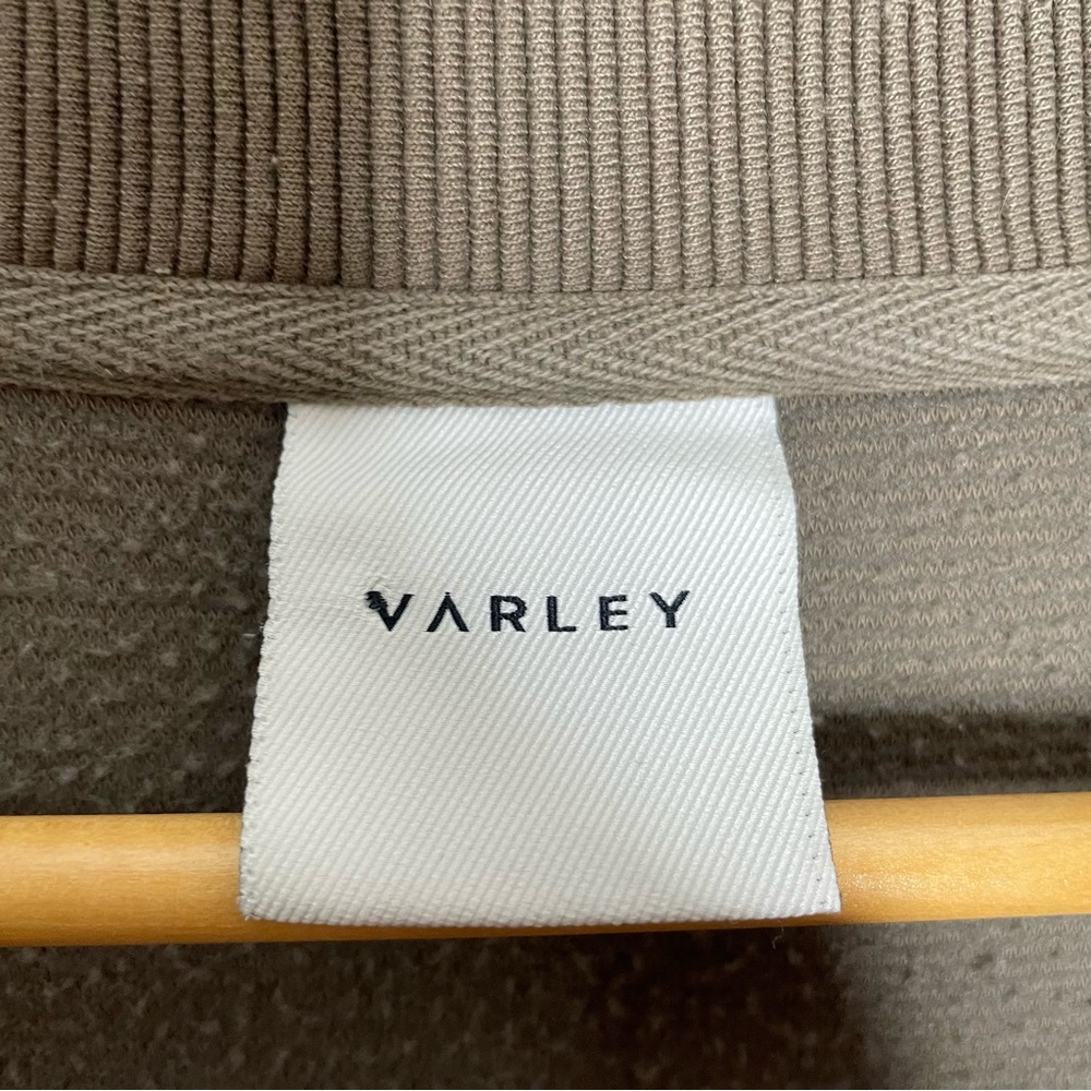 Varley Vine Half-Zip Pullover in Stone Olive Size Small - Picture 5 of 10